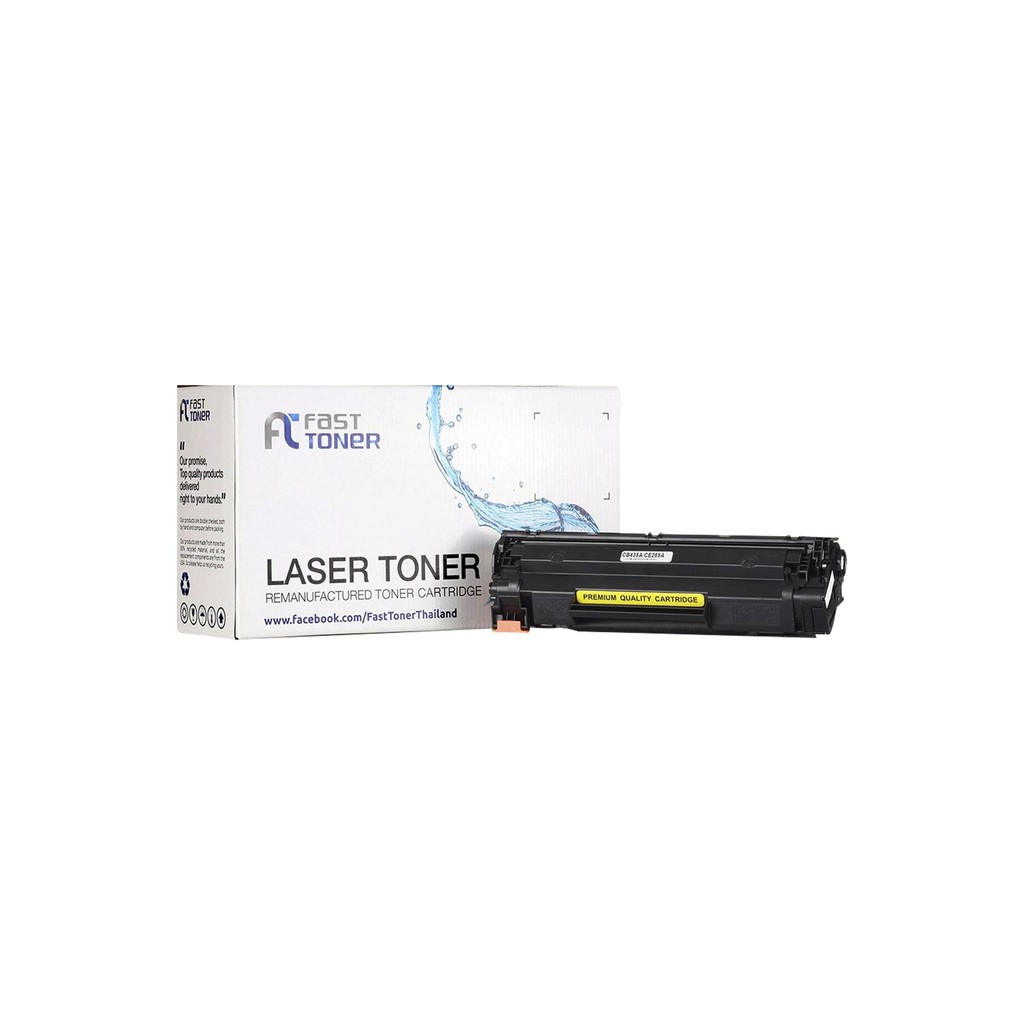 Fast Toner หมึกเทียบเท่า HP 35A(CB435A) Black สำหรับ P1102 / P1102w / M1130 / M1132