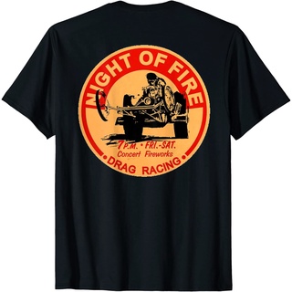 เสื้อยืดผ้าฝ้ายพรีเมี่ยม เสื้อยืด ลาย Night of Fire! สไตล์เรโทร สําหรับผู้ใหญ่