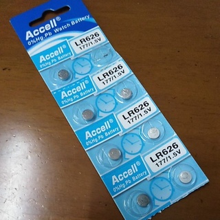 ถ่านกระดุม ถ่านนาฬิกา Accell watch battery LR626/177​ ของแท้ ขายแยกก้อน 1 ชิ้น