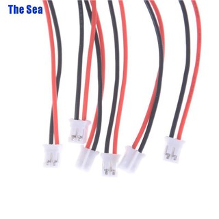 The Sea 10 ชิ้น สายเคเบิ้ลเชื่อมต่อ Micro Ph 2 . 0 มม. Jst 2 - Pin Male 200 มม.