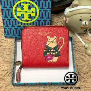 📮@960.-🔥🔥SUMMER SALE (ลดอีก 7 %)🔥🔥💯TORY BURCH LEATHER SMALL WALLET