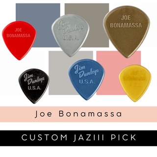 มาใหม่!! ปิ๊ก Dunlop รุ่น Joe Bonamassa Custom Jazz III picks ปิ๊กกีต้าร์ jazziii