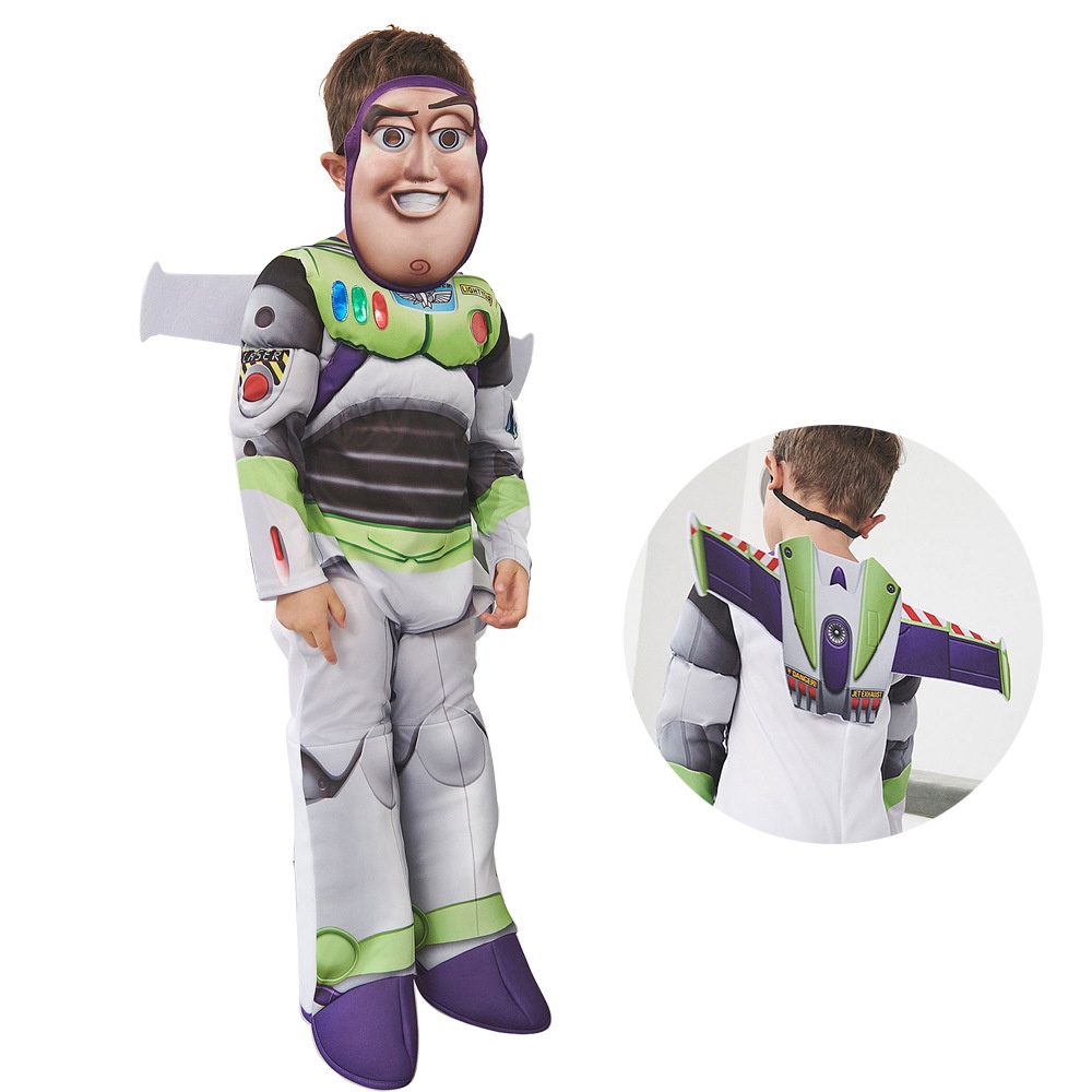 เครื่องแต่งกายเด็ก Story Buzz คอสเพลย์.Lightyear Jumpsuit ของขวัญวันเกิดและฮาโลวีนที่สมบูรณ์แบบ