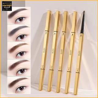 ดินสอเขียนคิ้ว กันน้ำ ดินสอเขียนคิ้วแบบหมุน 2 in 1 มีแปรงปัดคิ้วในตัว มี 5 สี（321）