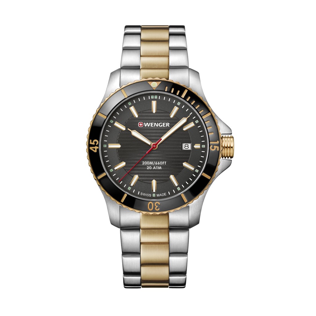 Wenger นาฬิกา Watch - Seaforce, Dial 43 mm, Black (01.0641.127)
