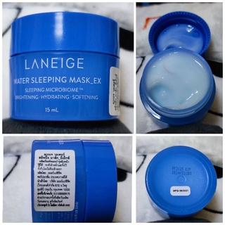 ดีมาก มาส์กตัวดัง [ช้อปไทย EXP 2025] Laneige Water Sleeping Mask_EX 15ml สลีปปิ้งมาส์ก