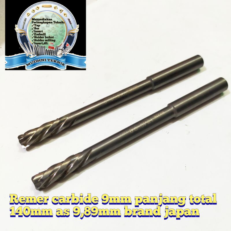 Remer Reamer lemer คาร์ไบด์ 9mm ยาว 140mm