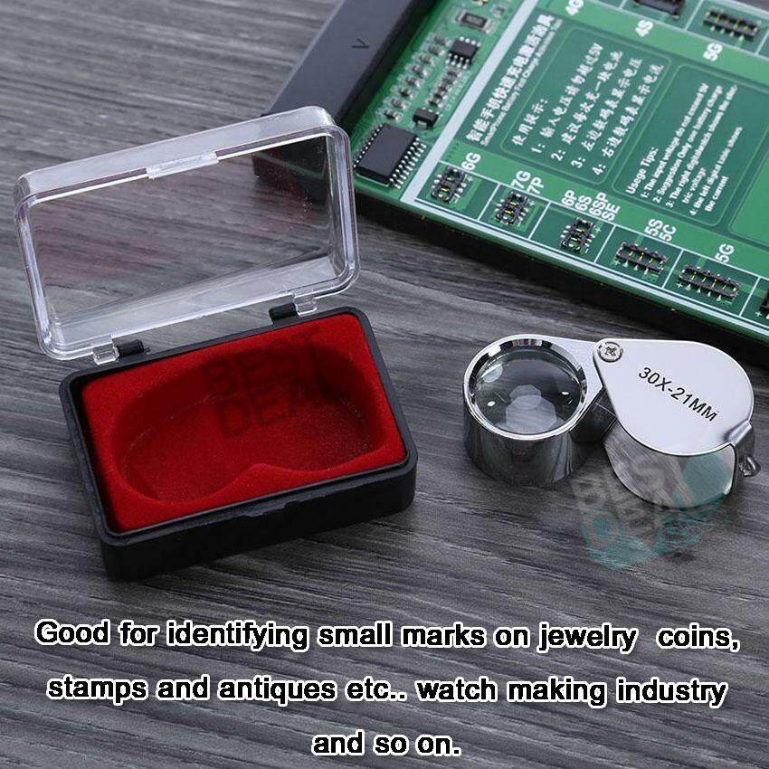 30x 21mm Loupe Magnifier Glass Jewelry Diamond กล้องส่องพระ กำลังขยาย 30 เท่า หน้าเลนส์21 mm กล้องส่อง ขยาย 30x แว่นขยาย - รูปที่ 6