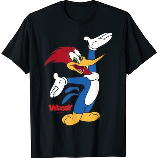 เสื้อยืดผ้าฝ้ายพรีเมี่ยม เสื้อยืด พิมพ์ลายโลโก้ Baju Kaos Anak Woody Woodpecker แบบเต็มตัว สําหรับผู้ชาย