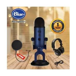 [โค้ด PSU489 ลด200฿] Blue Yeti USB Microphone - Special color + TASCAM TH02 แถมฟรี Pop Filter มูลค่า 890 บาท