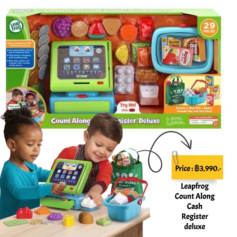 LeapFrog Count Along Cash Register Deluxe With Role-Play Accessories