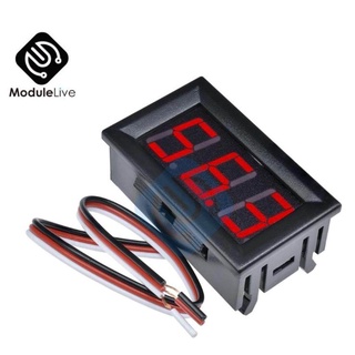 vdc โวลล์มิเตอร์ DC5V-120V 0.56 นิ้ว Mini LED Digital Voltmeter เครื่องวัดแรงดันไฟฟ้า 3 บิต 2 สาย 5 V 12 V