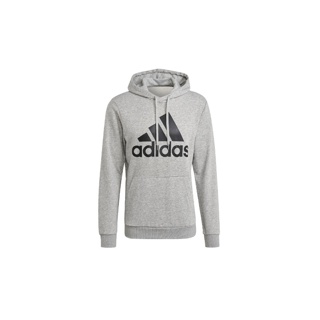 adidas Essentials Big Logo Hoodie ผู้ชาย สีเทา GK9541