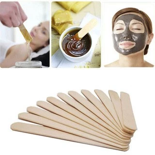 ไม้มน ไม้ไอติม ไม้ไอศครีม ขนาดใหญ่ 100 ชิ้น ไม้ไอศกรีมขาว ไม้กดลิ้น Tongue Depressor