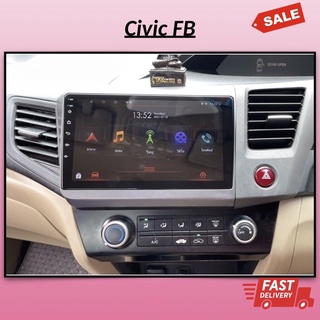 จอแอนดรอย civic FBปี’2012-2014 จอ9นิ้ว Android 10 #จอบิ้วอิน #จอตรงรุ่น จอพร้อมหน้ากาก