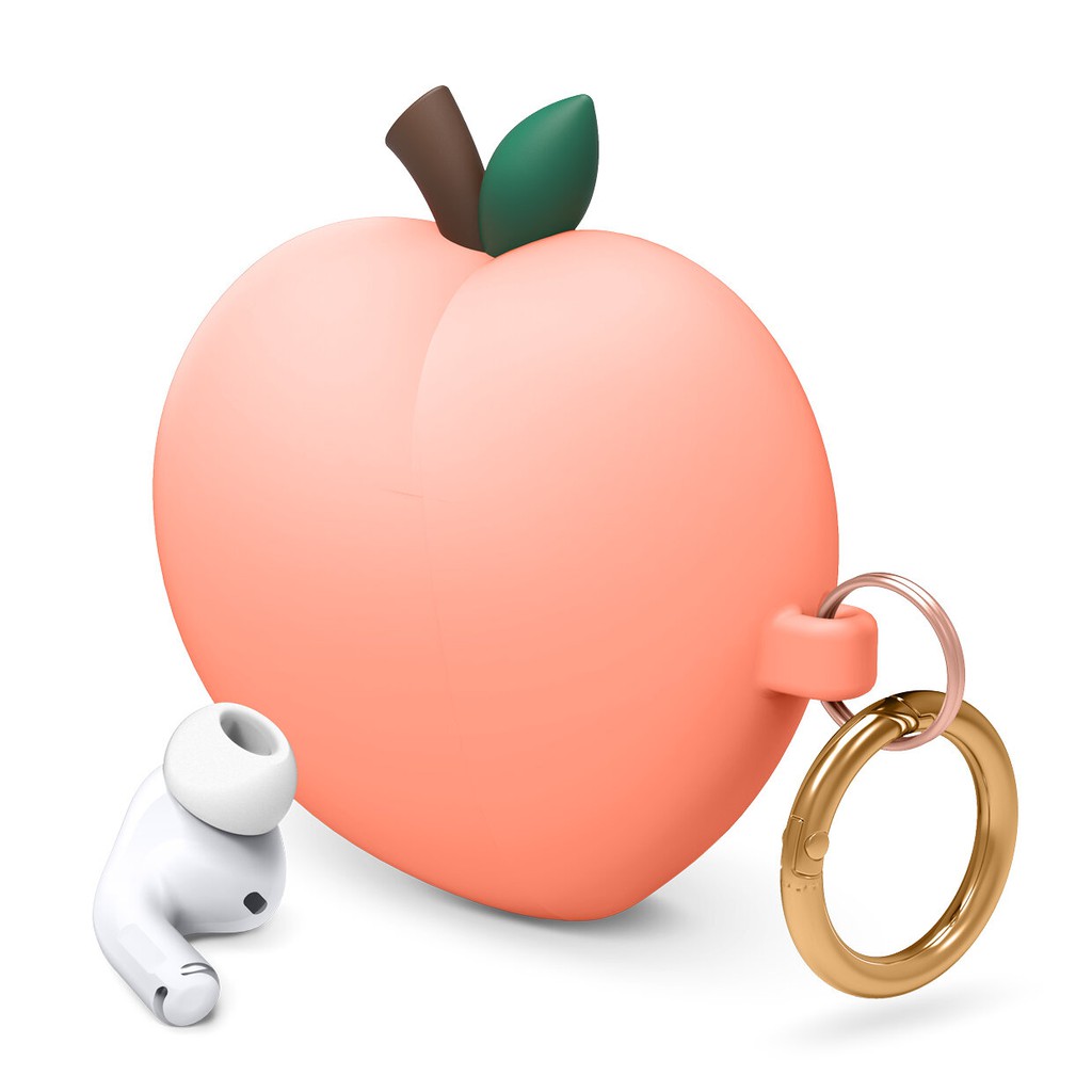elago เคส สำหรับ AirPods Pro Peach Case เคสลูกพีช ลิขสิทธิ์แท้จากตัวแทนจำหน่าย (สินค้าพร้อมขาย)