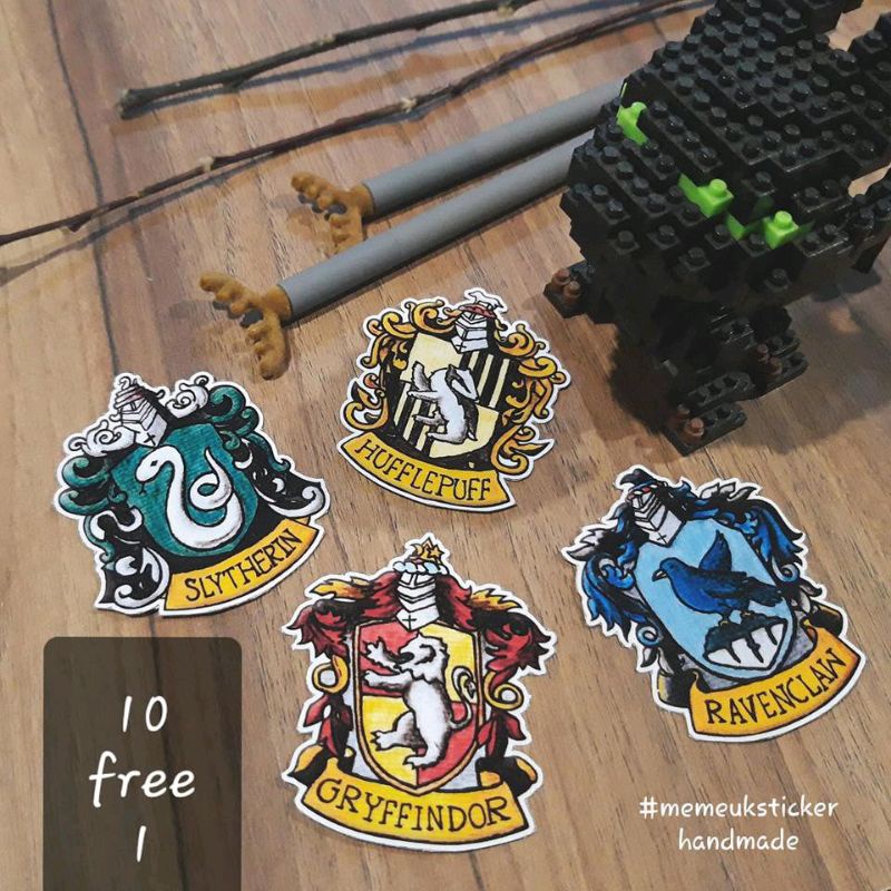 สติ๊กเกอร์กระดาษตราบ้านแฮร์รี่ (อ่านก่อนซื้อน้า)