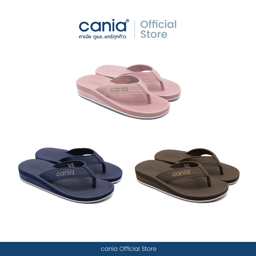 cania คาเนีย รองเท้าแตะหนีบหญิง รุ่น CW11379 Size 36-39