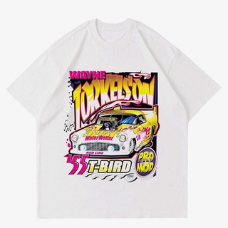 เสื้อยืดสีขาวเสื้อยืด ลาย Nascar RACING | เสื้อยืด ลาย Nascar Rubble RACING สําหรับรถยนต์ | เสื้อแข่งรถ สีขาว ขนาดใหญ่S-