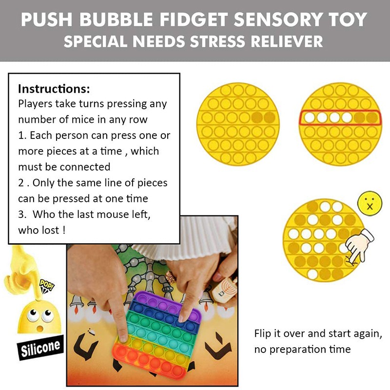 push bubble fidget toy