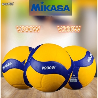 ลูกวอลเลย์บอล Mikasa V200W ลูกวอลเลย์บอล FIVB Official หนัง PU ไซซ์ 5 ลูกวอลเลย์บอล