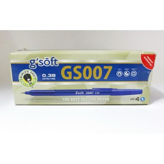 Taweemitr ปากกาลูกลื่น 0.38 มม. G Soft GS -007 (30 ด้าม)