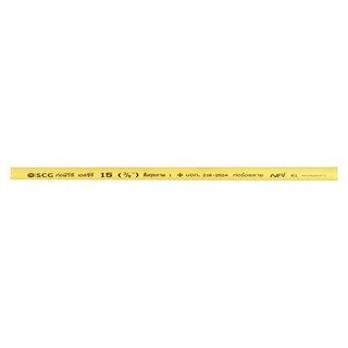 PVC CONDUIT SCG 3/8” 4M BS YELLOW ท่อร้อยสายไฟ PVC SCG 3/8 นิ้ว 4 เมตร สีเหลือง ท่อตรง ท่อร้อยสายไฟและอุปกรณ์ งานระบบไฟฟ