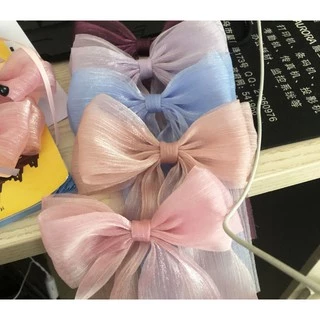 ริบบิ้นเกาหลี ประกายวิบวับ กว้าง 6 ซม.(ขายเป็นหลา 10 บาท)