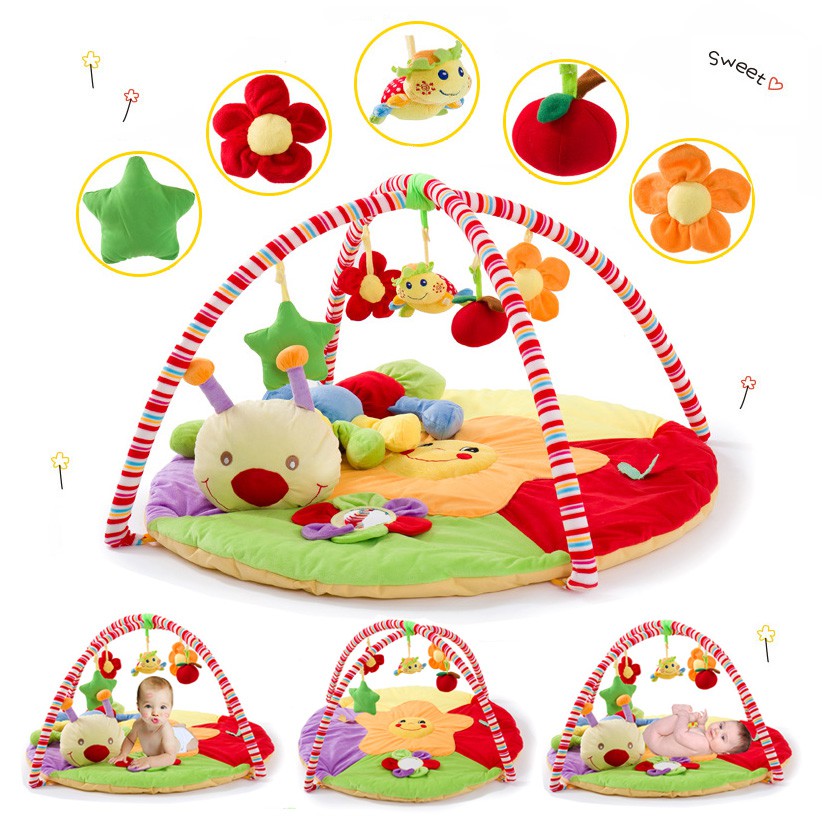 Smart kiddy shop Play Gym Play Mat : หนอน เพลยิม เพลแมท ( ของเล่นเด็กอ่อน ของใช้เด็ก ของขวัญเด็กแรกเ
