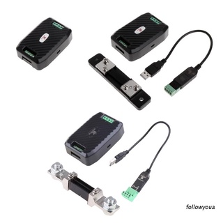 Folღ Pzem-017 Dc กล่องเคเบิ้ลอินเตอร์เฟซ Rs485 0-300V 300A ชัตเตอร์ Usb