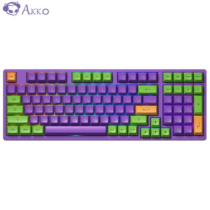 [Howswappable] AKKO 3098B คีย์บอร์ด Gaming Mechanical การเชื่อมต่อ 3 โหมด Gaming Keyboard 98Keys PBT