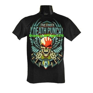 Tee BTS เสื้อวง Five Finger Death Punch เสื้อวินเทจ ลายอมตะ เสื้อวินเทจ ไฟว์ ฟิงเกอร์ เดธ พันช์ FFD1695