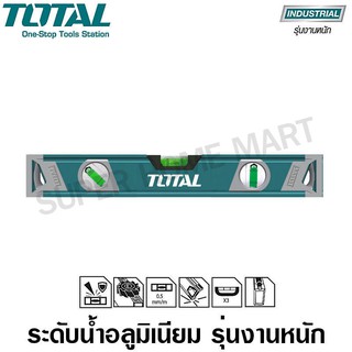 Total ระดับน้ำ อลูมิเนียม รุ่นงานหนัก  ขนาด 30 ซม. / 40 ซม. รุ่น TMT2306 / TMT2406 ( Heavy Duty Aluminium Level )