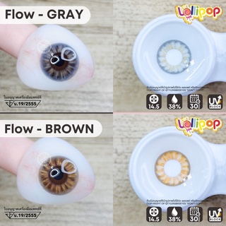 บิ๊กอาย**‼️FLOW (เทา,นต)**Lollipop Lens