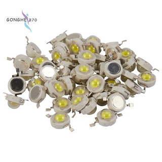 50Pcs 1W Diode High Power Cool White Led Beads 1 Watt Lamp Chip 3V-3.4V