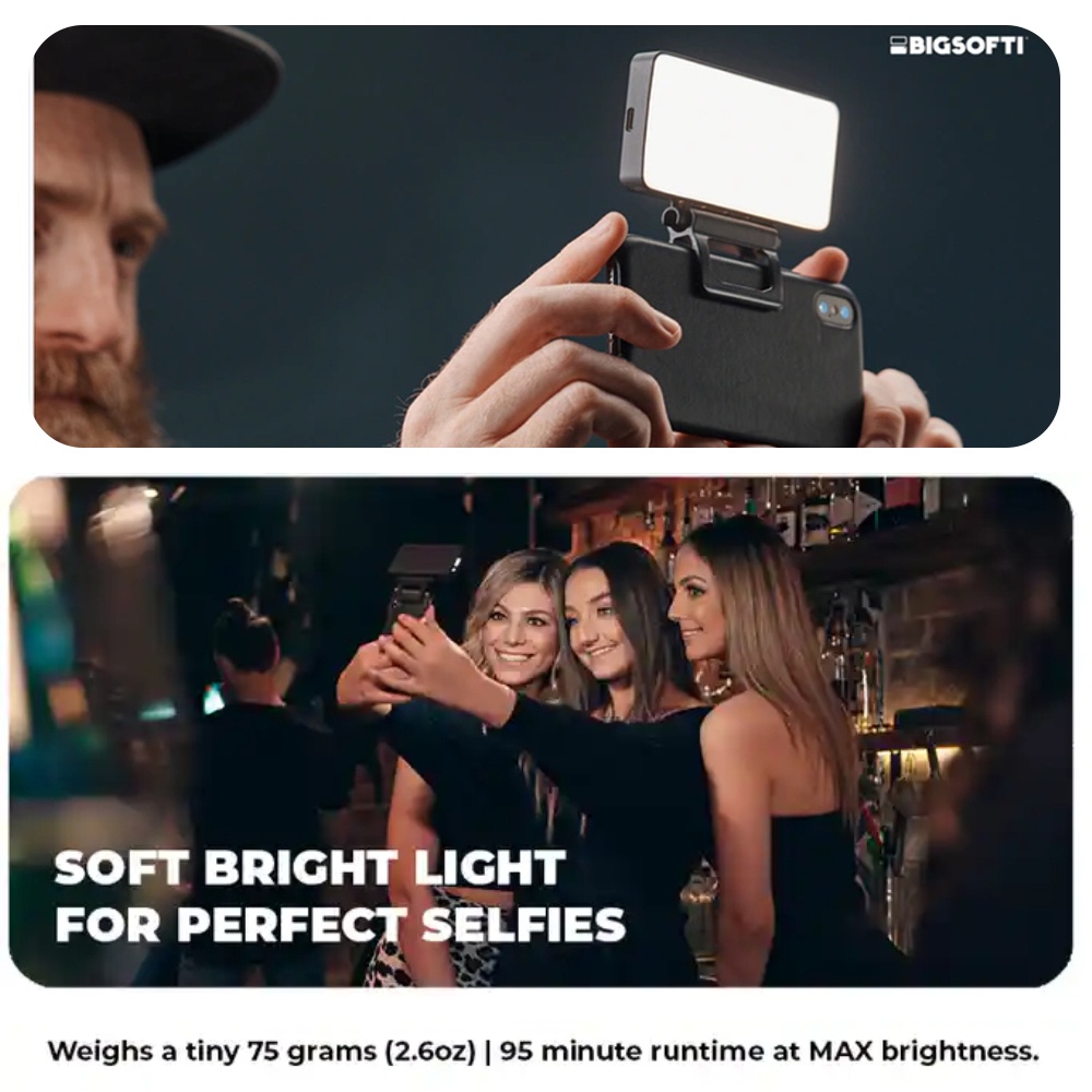 2023ใหม่มินิวิดีโอไฟ Led แบบพกพาเติมแสงในตัวแบตเตอรี่สำหรับกล้องถ่ายภาพสตูดิโอและโทรศัพท์มือถือ Bri