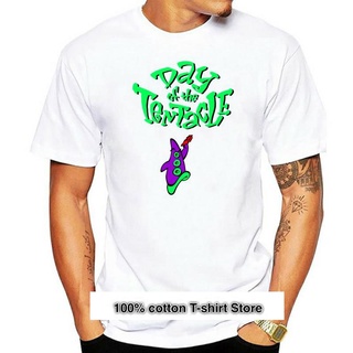 T-shirt  เสื้อยืดแขนสั้น คอกลม ผ้าฝ้าย พิมพ์ลาย Manic Mania Day Of The Tentacle สําหรับผู้ชายS-5XL