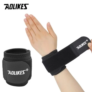 Aolikes 1 ชิ้น สายรัดข้อมือ ปรับได้ สายรัดข้อมือ แบรนด์ ผู้ชายและผู้หญิง ยิมมวยปล้ํา อาชีพ กีฬา ป้องกันข้อมือ