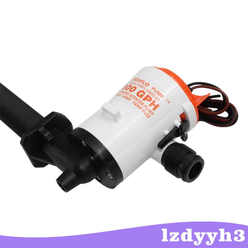 YouthTrip SEAFLO Marine Livewell Pump 12V 800GPH Boat Submersible Bilge
