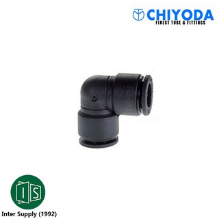 CHIYODA ข้อต่อลม งอ เสียบสาย 2 ด้าน ข้อต่อ ยูเนี่ยน ฟิตติ้ง ชิโยดะ TOUCH CONNECTOR FIVE รุ่น UNION 4MM. 6MM. 8MM. 10MM.