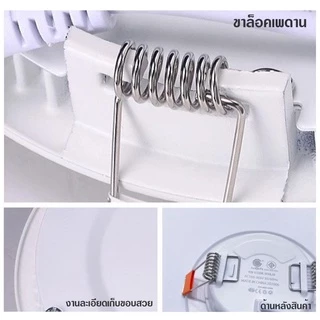 (ทรงเหลี่ยม) IWACHI โคมฝังฝ้า โคมติดเพดาน รุ่น PN แสงขาว,วอร์ม โคมไฟดาวน์ไลท์หลอดไฟติดเพดาน LED