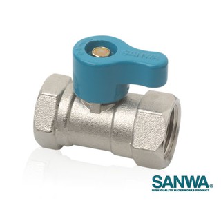 มินิบอลวาล์ว ม.ม. (เกลียวใน 2 ทาง) SANWA 1/2"