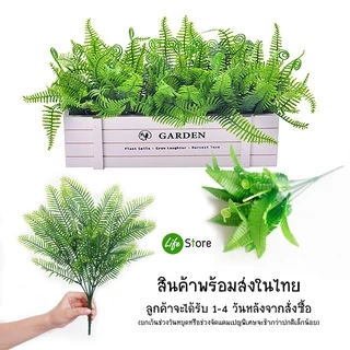 ช่อเฟิร์นหลากชนิด ต้นไม้ประดิษฐ์ สวยงามเสมือนจริง (พร้อมส่งในไทย ถึงเร็วทันใจ)