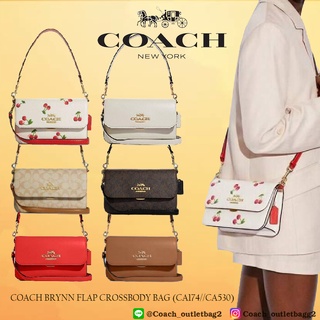 COACH BRYNN FLAP CROSSBODY BAG (CA174//CA529//CA530)