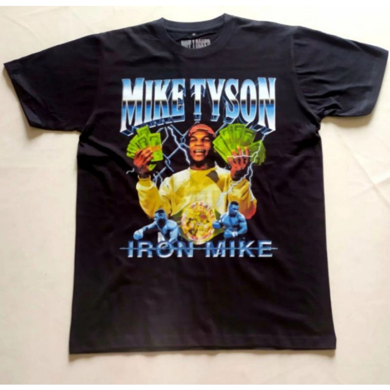 Mike Tyson Iron Mike Boxing Sport Legend เสื้อยืดวินเทจ/กีฬาชกมวย Mike Tyson Iron Mike Bootleg Unise