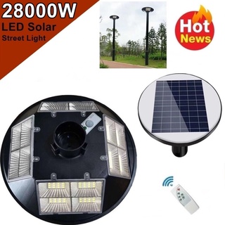 โคมไฟถนน UFO 16 ช่อง LED 20000W - 28000W  Square Light โซล่าเซล Street Light  สปอร์ตไลท์ Solar Cell สปอตไลท์ แสงสีขาว