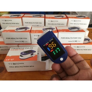 เครื่องวัดออกซิเจน  Fingertip Pulse Oximeter กล่องส้ม ของแท้แน่นอน