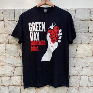 เสื้อวง Green Day American idiot ลิขสิทธิ์แท้ นำเข้าจาก USAS-5XL