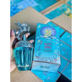 น้ำหอม  HAPPY ANNA FANTASIA MERMAID 80ml.แท้100% ให้ลุคสาวน้อยผู้แสนสดใส  เปี่ยมพลัง  ขนาดเท่าของจริง