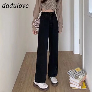 DaDulove💕 New Korean Womens High Waist Wide Leg Jeans Loose Niche Fashion plus Size Womens Clothing